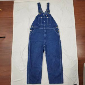 Dickies Bib Overalls Men's 40 X 30 Carpenter Denim